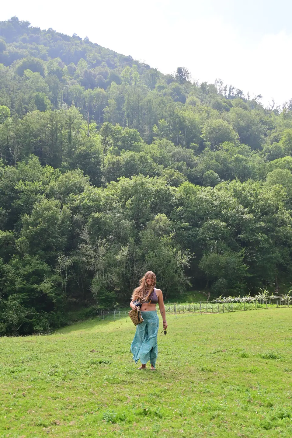 Una clase al aire libre en Galicia