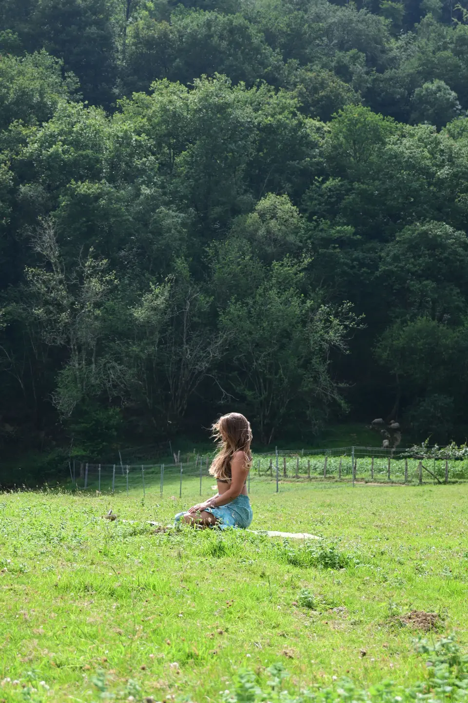 Una clase al aire libre en Galicia