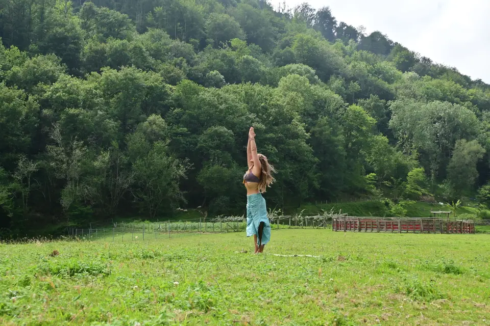 Una clase al aire libre en Galicia