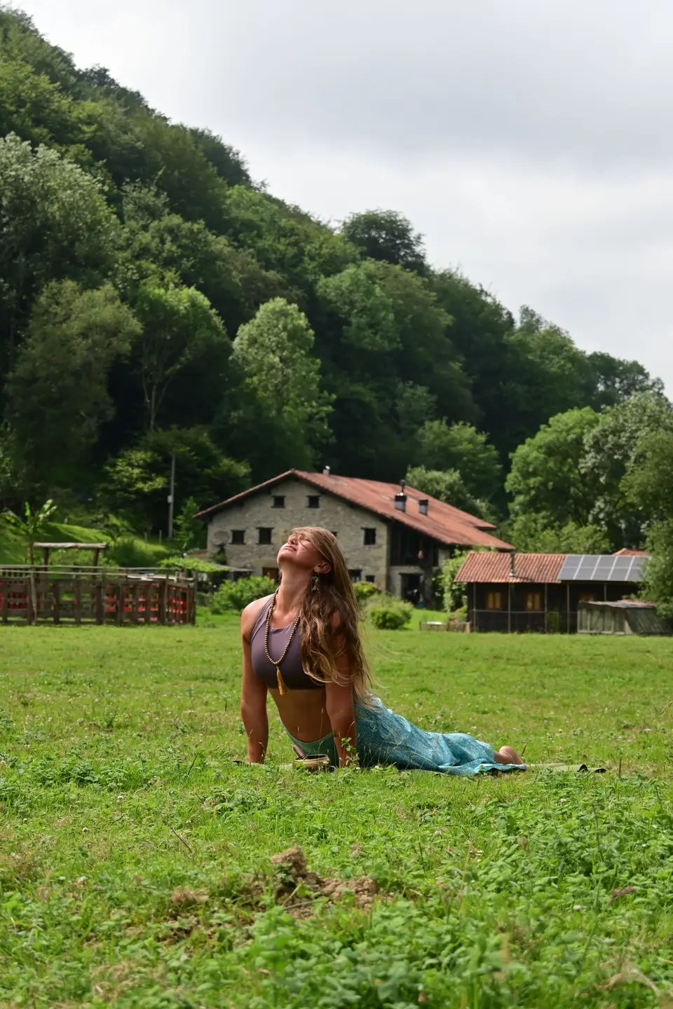 Una clase al aire libre en Galicia