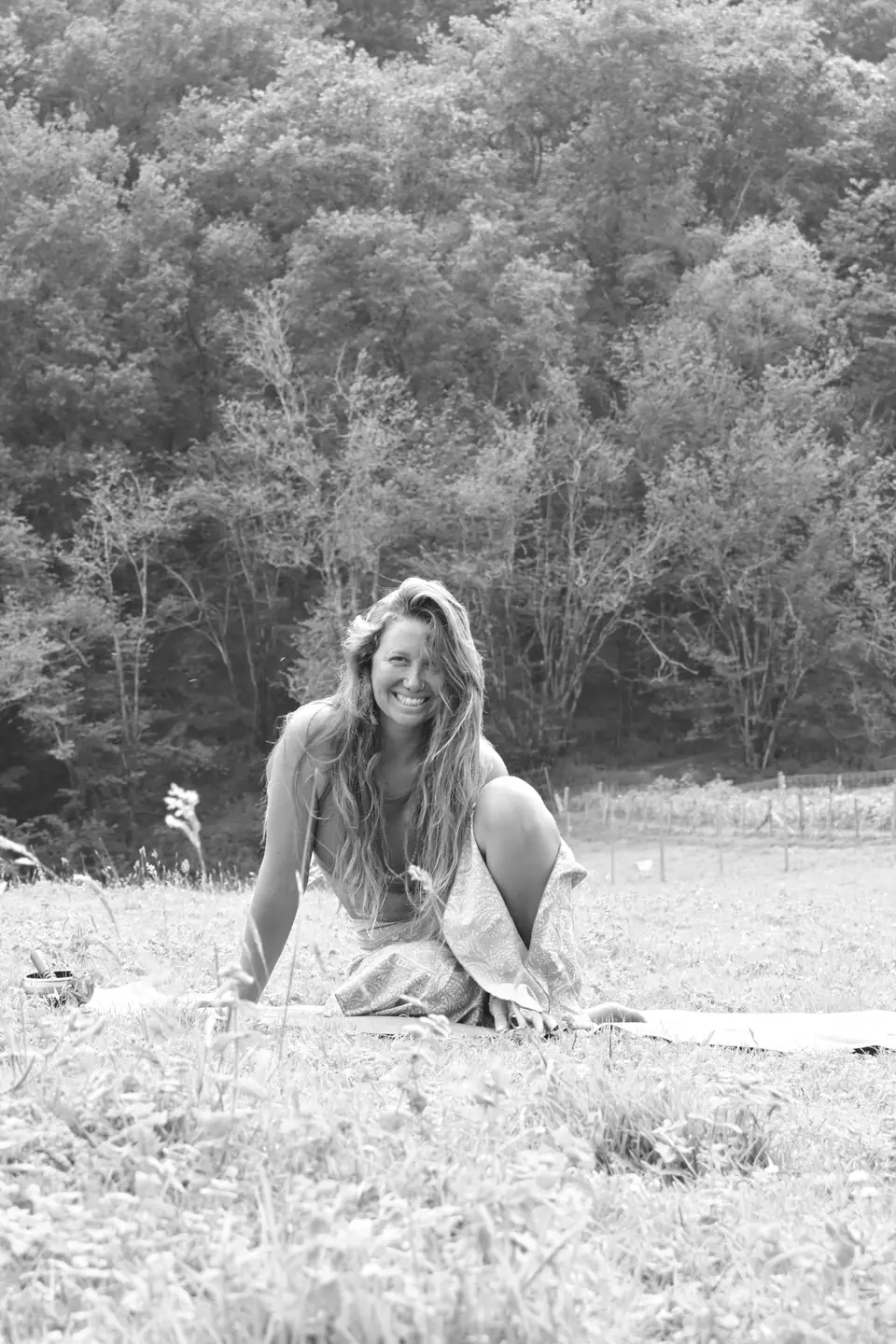 Una clase al aire libre en Galicia